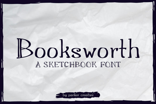 Booksworth - A Sketchbook Serif